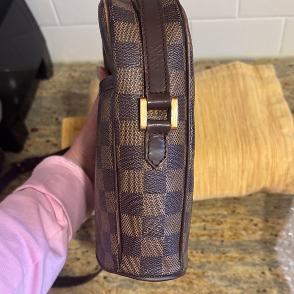 EUC Louis Vuitton Damier Ebene Canvas Ipanema PM Crossbody Bag - Picture 12 of 15